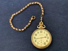 VINTAGE 1955 HAMILTON GRADE 669 TRAFFIC SPECIAL 16s 17j POCKET WATCH 10K RG RUNS