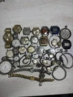 PARTS REPAIR Vintage Watch Lot 35 Watches AS IS Elgin Borel Timex Bulova Seiko