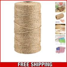 328 Feet Natural Jute Twine - Perfect for Crafts, Gift Wrapping Gardening