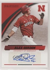 2015 Panini Nebraska Cornhuskers Signatures Alex Gordon #AG-NEB Auto w6g