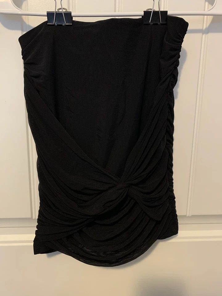 Minifalda negra para mujer Boulee talla 2 nueva con etiquetas hecha en EE. UU. Foto 2 de 4