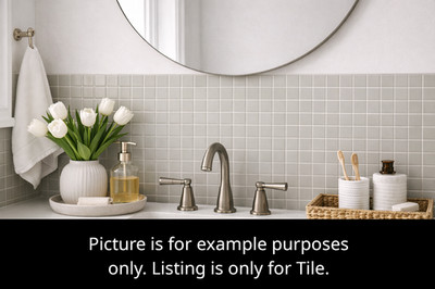 Gray Glossy Wall Tile 2x2 Remodel Crafts Ceramic C# 661  10 SQ FT