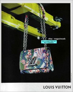 LOUIS VUITTON Handbags 1-Page PRINT AD Fall 2017 Epi Floral TWIST