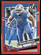 2023 Donruss #104 Romeo Okwara Press Proof Red