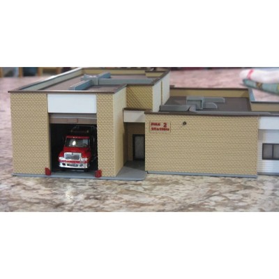 3d printed  Fire Station No. 2 Fort Smith Arkansas, or Condos, HO SCALE
