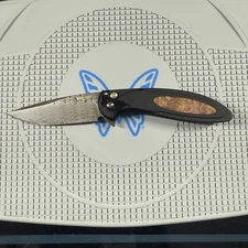 Pro-tech Cambria 2 Custom 005 #37 Out Of 50 Ladder Damascus Maple Burl Inlay