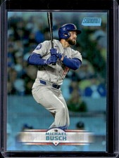 2025 Topps Stadium Club Michael Busch Light Blue Foil #3 Cubs