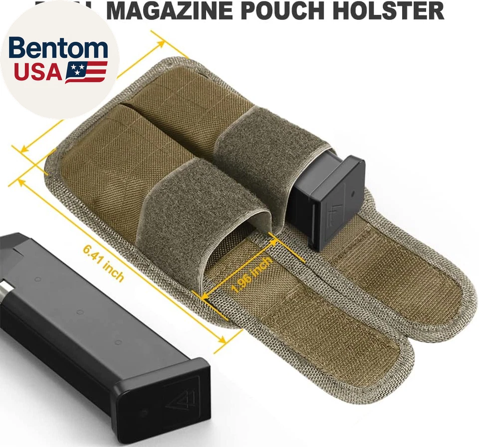 Funda de hombro de nailon con arnés cruzado oculta Twod orificios verticales para el hombro Foto 3 de 4