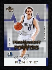 2003-04 Upper Deck Finite Prominent Powers Gold 7/25 Steve Nash #296 HOF 9w4