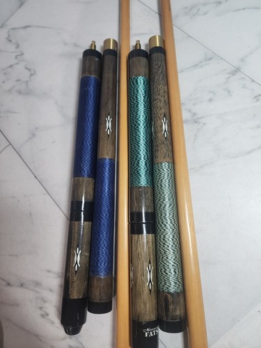 2 Pool Cues - Minnesota Fats Triple breakdown 57" 17oz & 18oz Nice set - Picture 2 of 9
