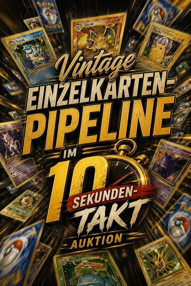 Vintage + NEUE Einzelkarten Pipeline im 10 sec. Takt