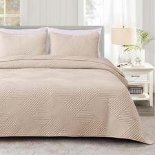 Whale Flotilla California King Quilt Set Soft Oversized Quilts Bedspread