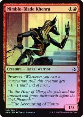 Nimble-Blade Khenra (145/269) - Amonkhet - Common (Foil)