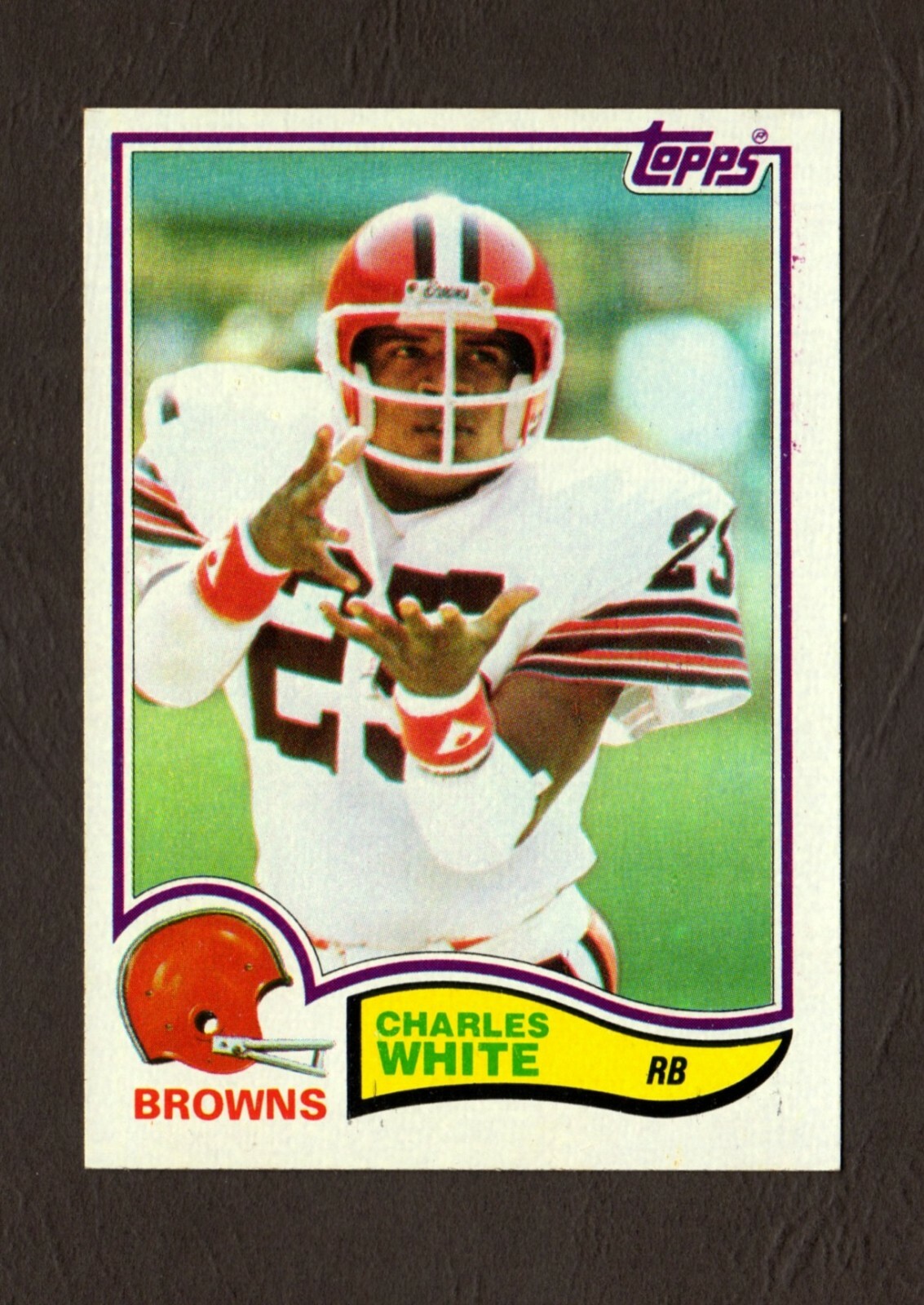 1982 Topps Football Card 75 Charles White Cleveland Browns eBay