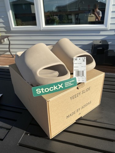 yeezy slide pure first release/ barely Used/With Box/ Verification From  StockX/ | eBay