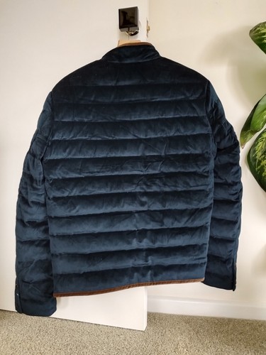 COOPER Warm/Winter Jacket Quilted Size M Dark blue/beige - Picture 3 of 6