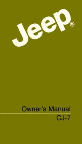 1986 Jeep Wrangler CJ Owners Manual User Guide Reference Operator Book Fuses OEM