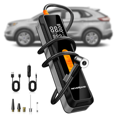 Portable Tire Inflator Car Air Pump Compressor Auto 12V Voltage 150 PSI 20000mAh