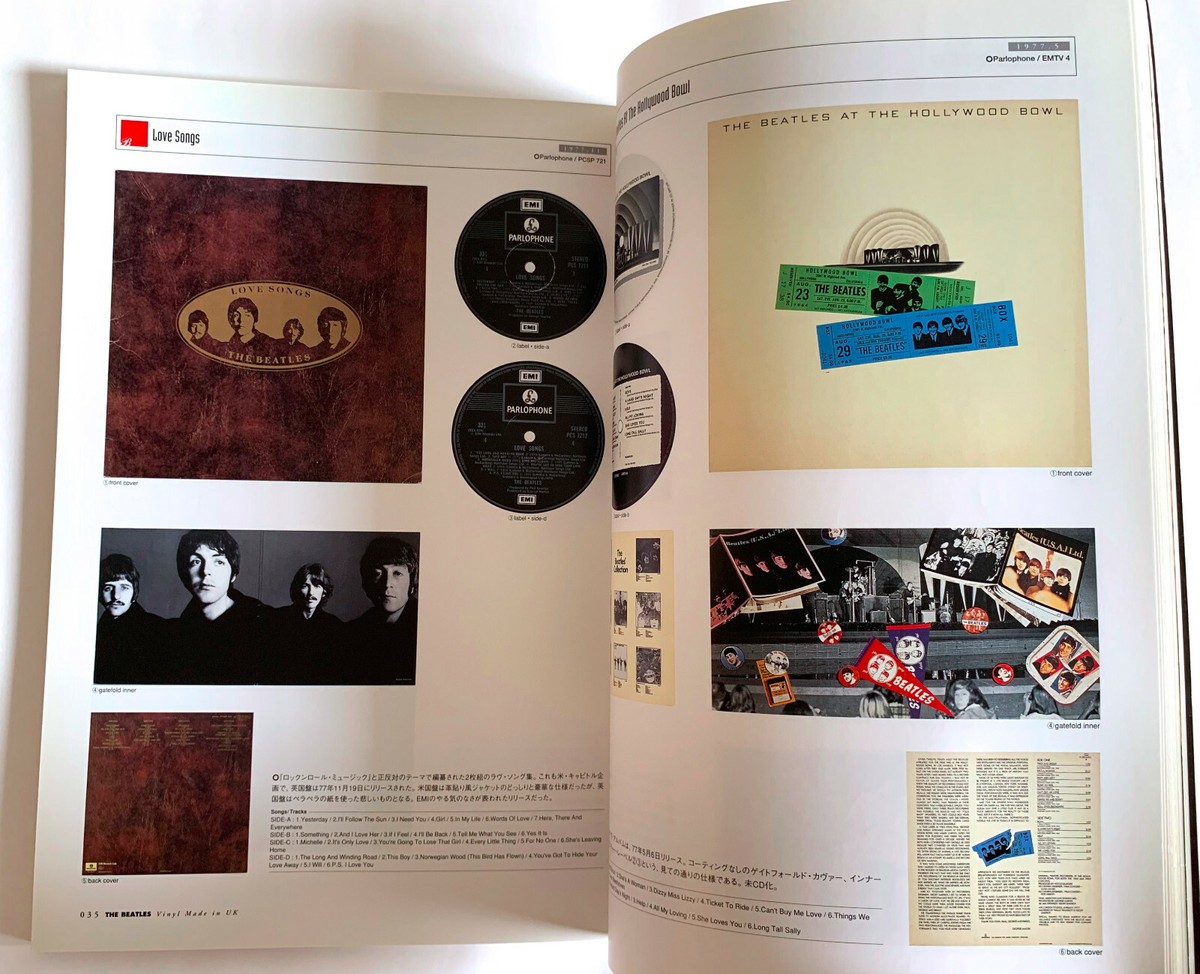 BEATLES VINYL MADE IN UK JAPAN PHOTO BOOK 2003 John Lennon