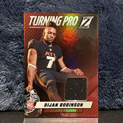 #ad 2023 Panini Zenith Bijan Robinson Turning Pro Patch Relic RC #TPM BRN $5.00