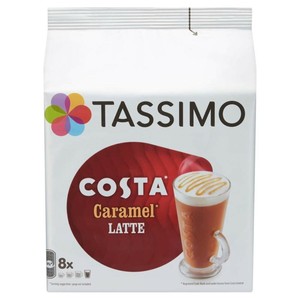 Tassimo Costa CARAMELO café con leche 16 Discos, 8 porciones (paquete de 5)  | eBay