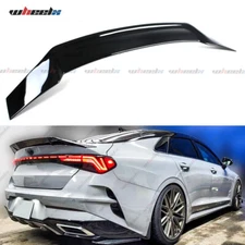 FOR 2021-2024 KIA K5 5TH GEN JDM R STYLE GLOSS BLACK HIGHKICK TRUNK SPOILER WING