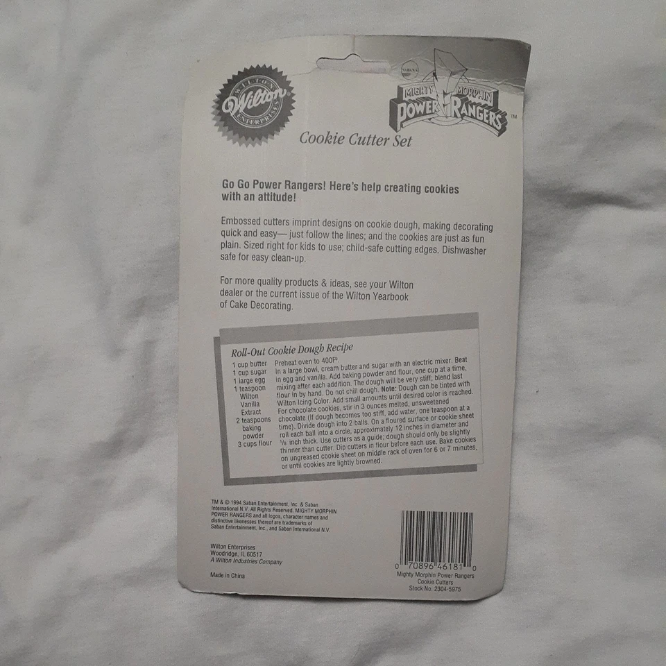 Lote de cosas de fiesta Mighty Morphin Power Rangers 1994 de colección NUEVO sin usar, en caja LOCO RARO  Foto 3 de 4