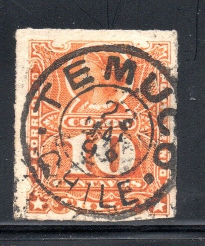 CHILE, COLON MATASELLOS CENTRADO Y NITIDO DE TEMUCO, RRR (NEA0170)