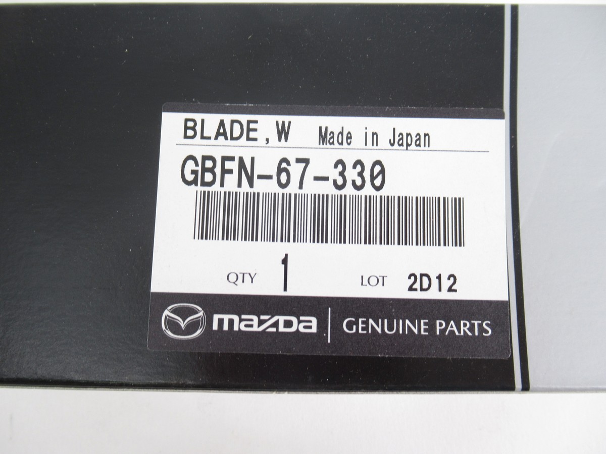 Genuine OEM Mazda GBFN-67-330 Passenger RH Wiper Blade 2018-2020