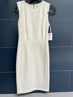 tale to tell blue and ivory embroidered shift dress Royal White Dress with Unique Blue Embroidery and Long Tail 40/(M) main image 1