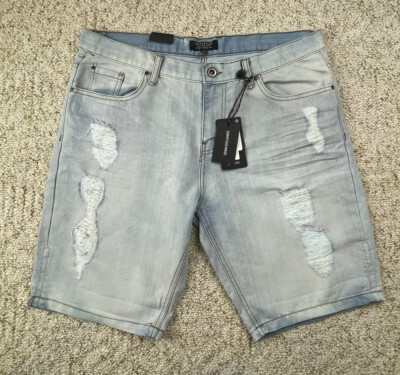 Threadbare Women's Distressed Cuff Denim Shorts Size 2XL (Waist 38'')