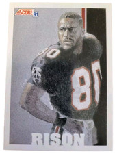 1991 Score Football Card #634 Andre Rison Atlanta Falcons Team MVP (D1