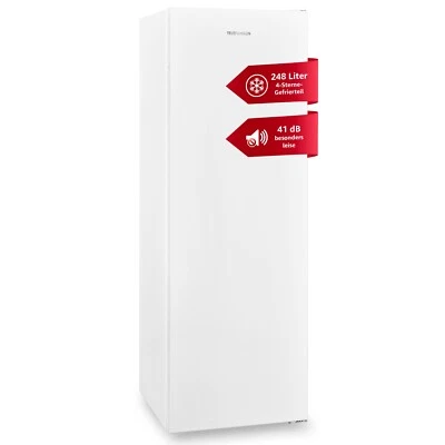 Telefunken Gefrierschrank groß Tiefkühlschrank Eisschrank freistehend 248 Liter