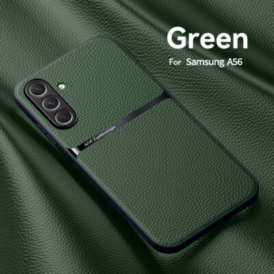 Magnetic Leder Hülle Für Samsung S25 Ultra S24 FE S23 Plus A56 A16 Magsafe Cover