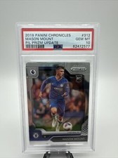 2019 Panini Prizm Mason Mount Rookie Prizm #312 PSA 10 Gem Mint