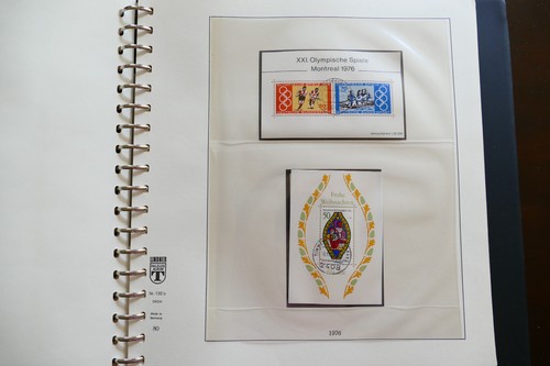 Collezione federale 1976-1983 Michel n. 875-1196 timbrato nell'album Lindner T (SLG 112) - Foto 5 di 13