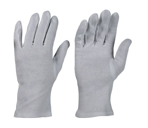 2 Paar weiße Baumwollhandschuhe Gr. S-XL Trikothandschuhe - Baumwolle Handschuhe - Bild 1 von 1