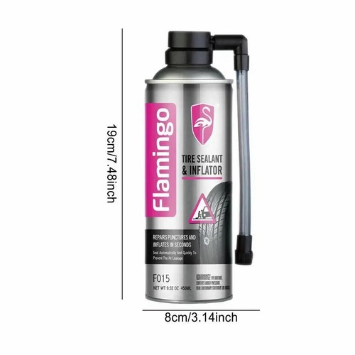 Flamingo Tire Inflator & Tyre Sealant 4x 450ml One Step Procedure F0I5-4 - Picture 16 of 16