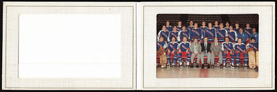 1983-84 NEW HAVEN NIGHTHAWKS (AHL) Kodak ''Camera Night'' Folder w/ Team Photo
