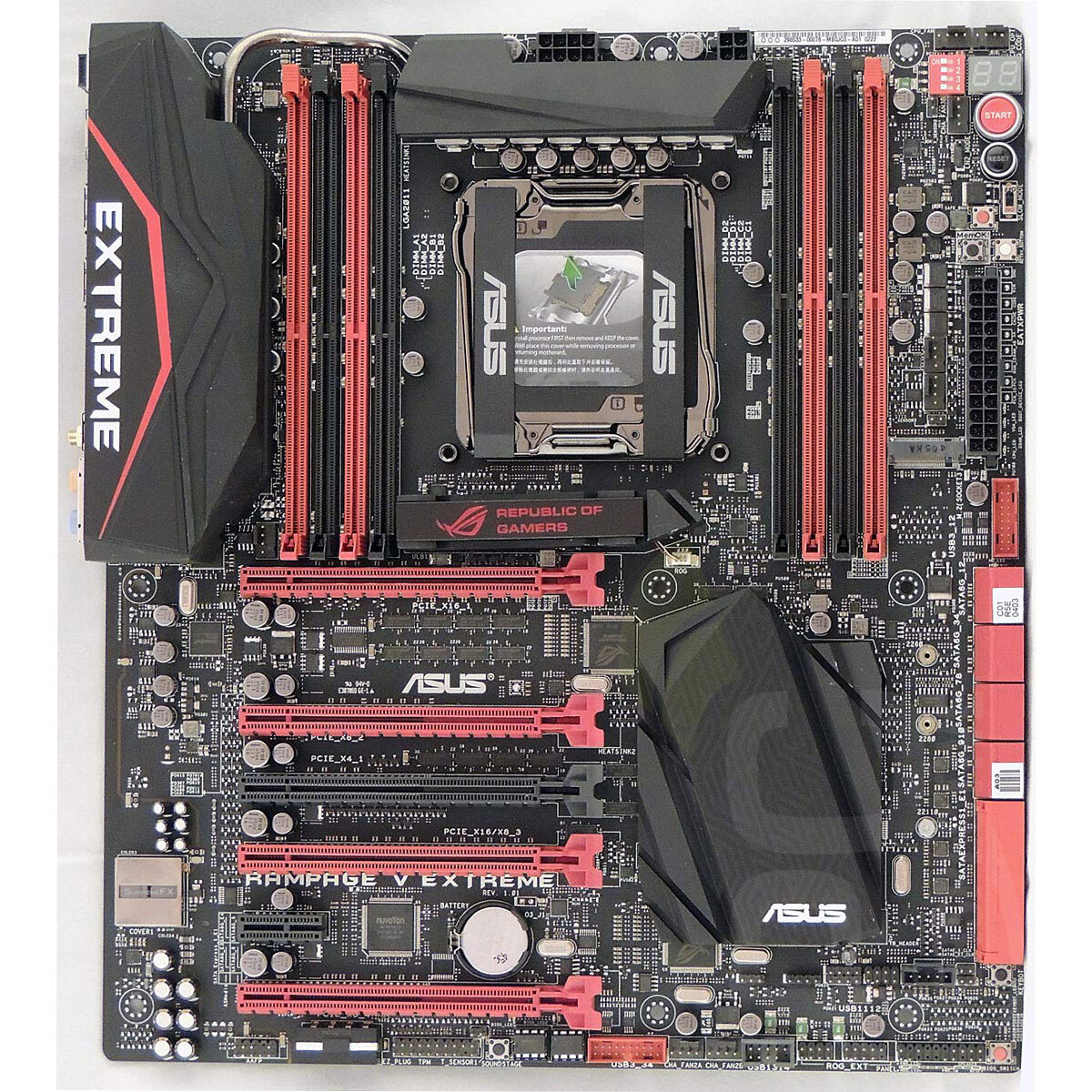 ASUS RAMPAGE V EXTREME X99 Motherboard LGA 2011-3 DDR4 USB PS/2 BT MVMe 