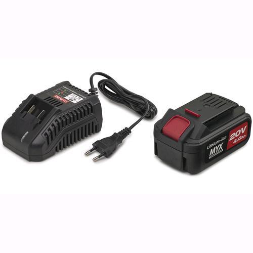 Kit Yamato Caricabatteria+1 Batteria 20V 4Ah per Ckt 2040 Myx
