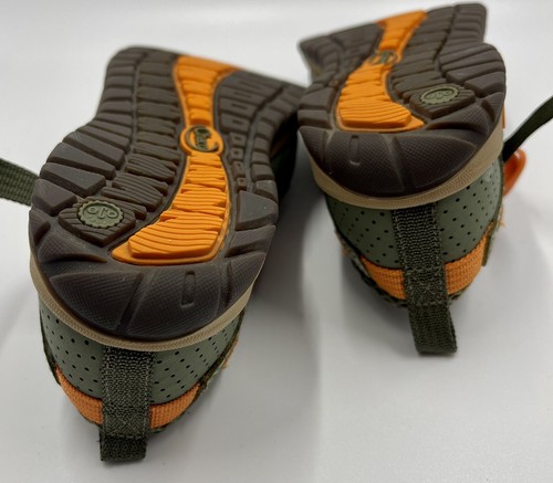 Chaco Odyssey Todo Terreno Secado Rápido Deporte Niños Sandalias Zapatos Talla 1 Verde Naranja - Imagen 23 de 24