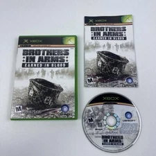 Brothers in Arms Earned In Blood Microsoft Xbox Video Game CIB Complete w Manual