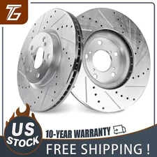 Front Drilled Disc Brake Rotors for 2007 - 2013 Acura MDX 2009 - 15 Honda Pilot