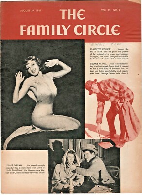 Sno Cola Print Ad Family Circle Magazine August 1941 Abbott Costello Jack Welch