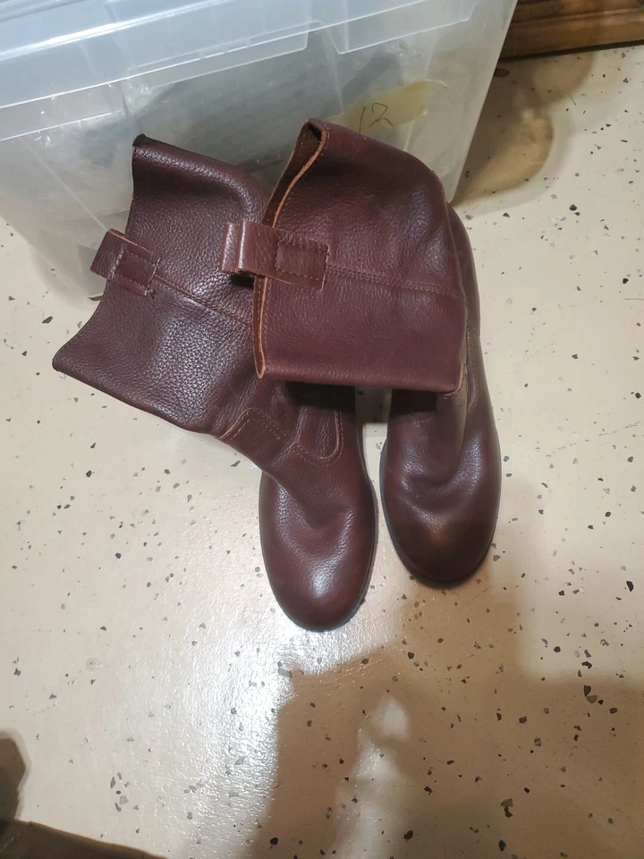 NINE & CO. Marchik Solid Brown Pebbled Leather Ankle boots Size 9.5M - Image 3 of 4