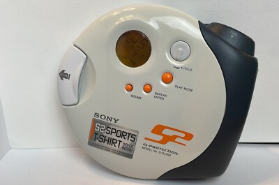 CLEAN SONY D-SJ303 CD Player W/Hand Strap G-Protection *Tested