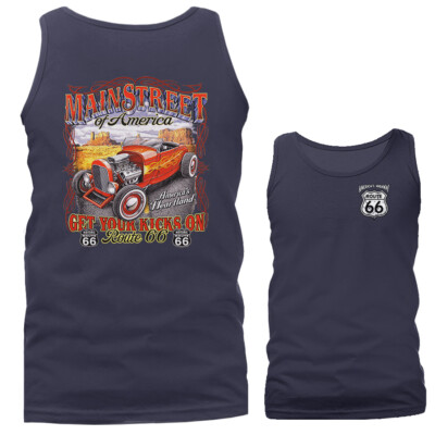 Main Street of America Route 66 America's Heartland Tank Top
