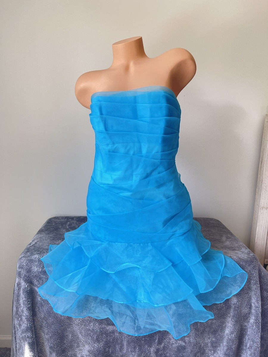 Strapless Dress Malibu Blue Davids Bridal David's Bridal