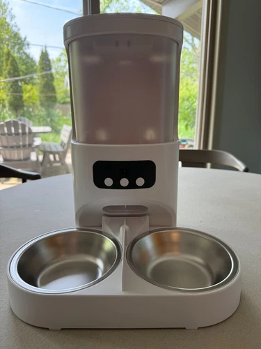 Automatic Smart Cat Feeder with Camera for 2 Cats -  new, open box